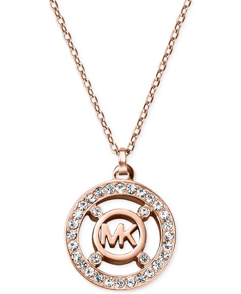 michael kors pendant necklace.